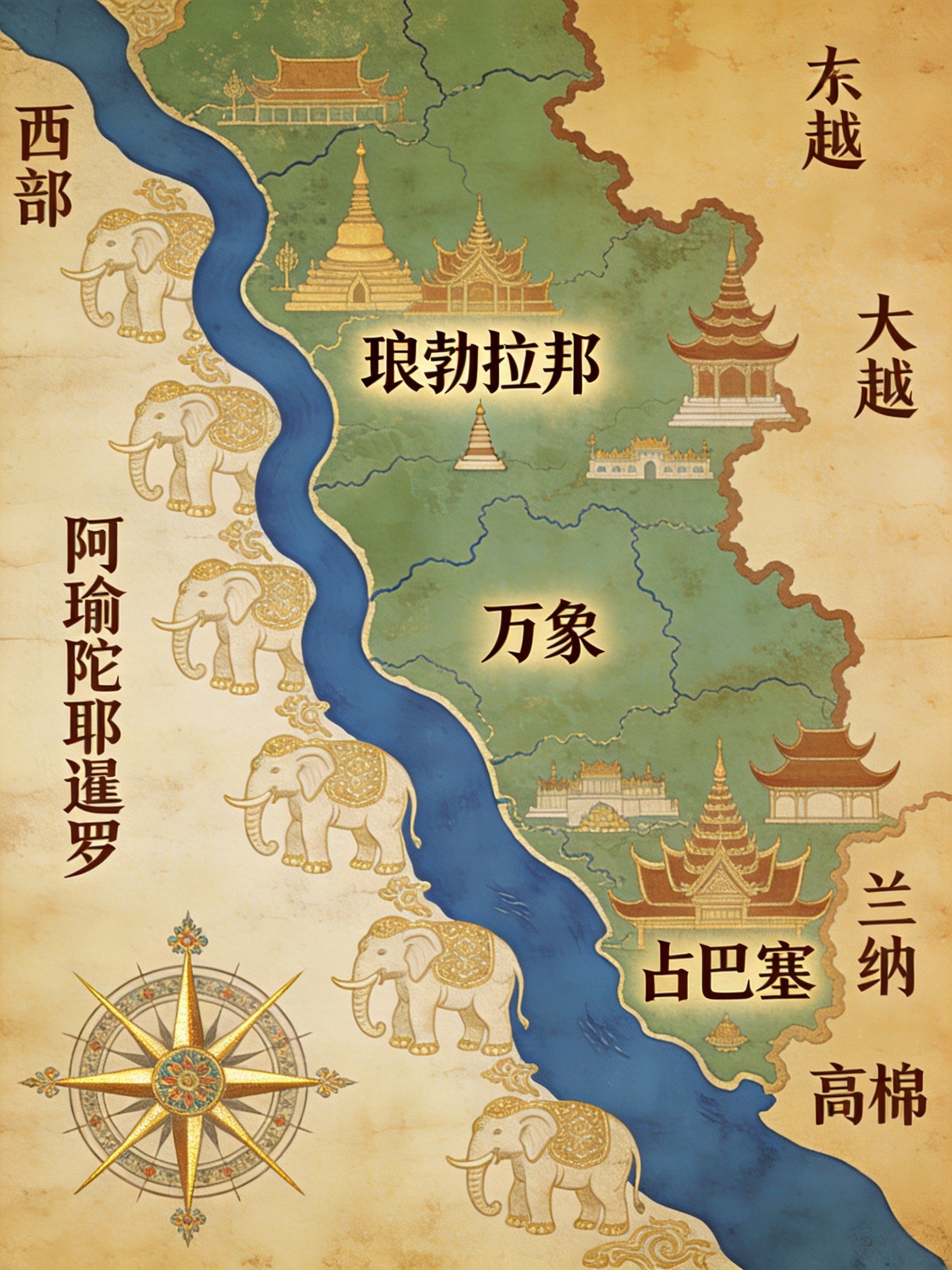 澜沧王国地图