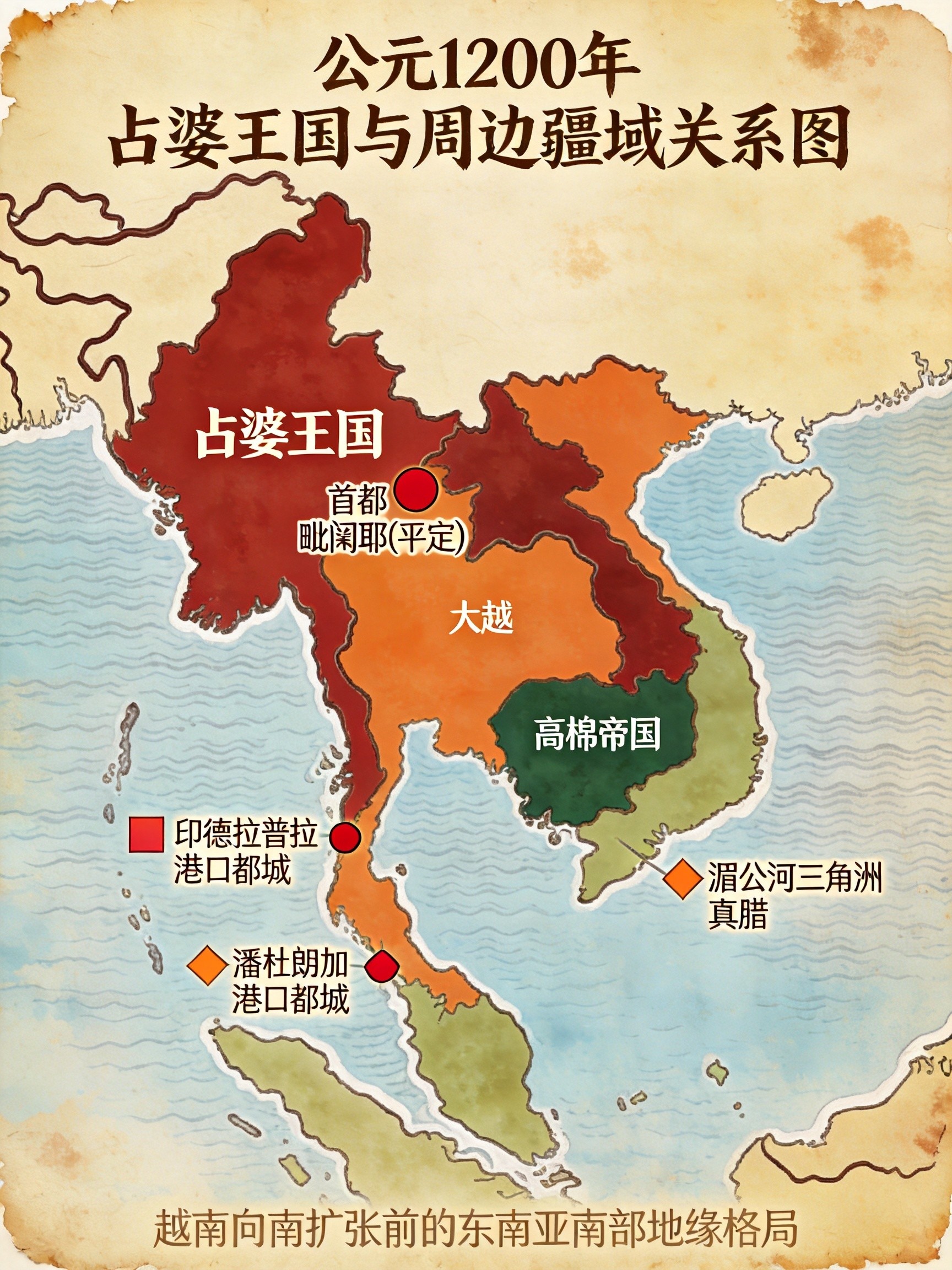 占婆王国位置